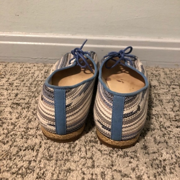 Ugg Marleigh Serape Genuine Lamb Fur Multicolored Sandal Size 8 - Picture 6 of 9